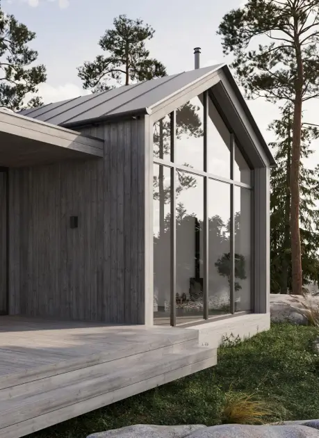 Cabane en bois — Picardie