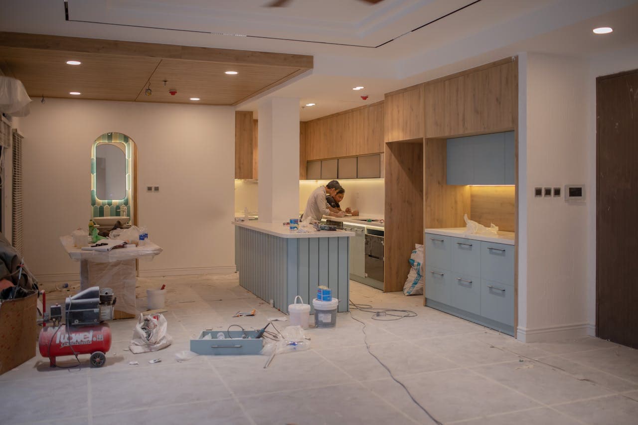 Rénovation — volumes travaillés