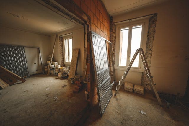 Rénovation — séjour transformé